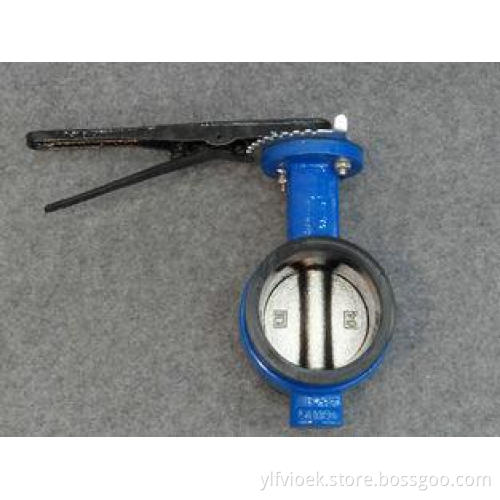 SS Lug Rubber Lined Grooved End Butterfly Valve Pneumatic A